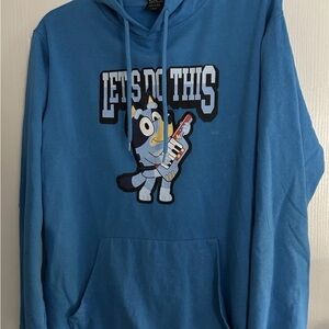 Bluey Graphic Hoodie with Cartoon Print Large 42/44